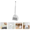 Children's Broom Flat Skillet Toy Mini Prop Brush Dustpan Cleaning Tool Pp Toddler