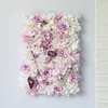 Fiori decorativi Autumn Rose Flower Wall per decorazione natalizia Pannello di seta da sposta per le ragazze Flores Flores Artificiales Decor