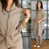 Vêtements à domicile xcamp Pyjamas pour femmes hiver 2024 TOP SHOMGLEARGOWN MODE DES MAISONS COURTUBLE AUTOM