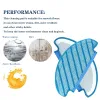 10Pcs Mop Cloths Cleaning Pads Compatible With Ecovacs Deebot Ozmo T8 AIVI T8 Max T8 T8+ Series/ T9 Vacuum Cleaner Parts