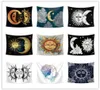 Sun moon face tapestry wall decoration multifunction printing tablecloth bed sheet beach towel nice home decor party supplies4496756