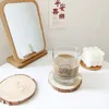 Candle Holders Log Cut Candles Wooden Mats Coasters Trays Diy Christmas Pine Tree Rings Round Wood Pieces Table Decor