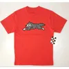 Camisetas masculinas verão novo manga curta Hip Hop Flying Dog Print