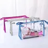 Cosmetische tassen 5 stks/ingesteld voor reizen met ritszak Praktisch Clear PVC Organizer Make -up zakje Universele opslag lichtgewicht waterdicht