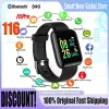 116 Plus Smart Watch pour Xiaomi Men Women Sport Smartwatch Pression de la pression artérielle Bluetooth Care Carelle Monitor Rappel Sleep