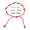 Braccialetti Charm 10 pezzi String Summer Red Bracciale Cord Regolabile