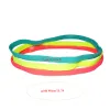 1 st Candy Color Women Men Men Yoga Hair Bands Niet-slip lopende elastische rubberen zweetband sporthoofdband voetbal haaraccessoires