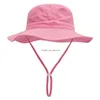 Caps chapeaux Designer enfants pêche 0-6 ans pour bébés garçons filles miel fleur fleur seau rapide coton coton soleil visière enfant en plein essai follab dhush