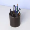Durable Multifunctional Smooth Edge Round Pen Holder Desktop Stationery Storage Box for Home Pen Container Pencil Organizer