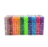 100pcs Lot Dice Game10 Colours Acryl 6 -Sideed Transparent na klubowe gry rodzinne 12 mm328y3660541