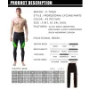 X-Tiger Cycling Pants Man Autumn Oddychane spodnie rowerowe MTB Rowerowe spodnie śliniaki 5D żelowe wyściełane szybkie suchy rowerowe tygrysy