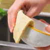 5/10pcs de cozinha esponja de esponja ecologicamente correta esponjas de prato de microfibra de sisal para lavar louça de pano de pano de pan de limpador de panela