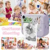 Kindercamera instant print po mini digitale videocamera voor kinderen print thermisch papier educatieve speelgoed verjaardagen kerstcadeau 240327