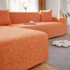 Couvre-chaises Jacquard Stretch Sofa Cover Elastic en forme de canapé en forme de L Protecteur de housse pour le salon DÉCOR HOME / 2/3/4 CLAT