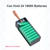 C24 Cower Bank Case 24*18650 USB Сварная сварка БЕСПЛАТНОЕ БАНК БАНК. Снительное портативное портативное QC 3.0 PD DIY Shell для PowerBank