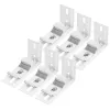 6 Pcs Decor Vertical Blind Bracket Clip Valance Clips Brackets For Curtain Rods Over Blinds Replacement Parts Slats