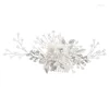 Clip per capelli Barrette in stile Bridal Combuscolo Flower Accessori padella fatti a mano dieci gocce gioielli per la consegna Hairjewelry dhctw