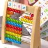 Lägg till Subtrahera Abacus Ten Frame Set Math Counters For Kids Smooth Edges Education Counting Frames Toy for Children Preschool