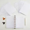 Papel A5 Notebook Papéis de notas de cogumelos Linha de cogumelos/papelaria em branco Página interna