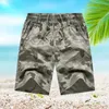 Herren -Shorts Camouflage Casual Shorts für Herren Y2K Sportshorts für Outdoor -Herren, die entspannende und angemessene übergroße Brett -Shorts J240409 laufen