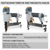 Pneumatic Nail Machine Air Nailer Carpenter Tool T50 F50 440K 16Ga/18Ga Air Brads Nailer Nail Depth for Woodworking Fence Floor