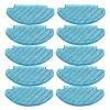 10Pcs Mop Cloths Cleaning Pads Compatible With Ecovacs Deebot Ozmo T8 AIVI T8 Max T8 T8+ Series/ T9 Vacuum Cleaner Parts