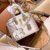 Sac en cuir BK Handbag designer Emmas Crocodile Platinum Sac