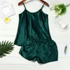 Home Kleding Vrouwen Zomer Spring Mode Causaal Sexy Smooth Touch Soft Spaghetti Strap Hem Nightwear Vest Mouwloze slaapkleding #15