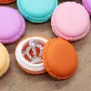 6 pezzi/lotto Candy Candy Color Mini Macarons Box Box portatile Box portatile Box per piccoli articoli adorabili pacchetto di gioielli