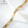 Link bransoletki xuping biżuteria model kolor mody kamienna bransoletka złota platowana modna urok dla kobiet prezent urodzinowy imprezowy