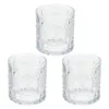 Candle Holders 3 Pcs Light Cup Table Decor Clear Tea Stands Pillar Glass Banquet Cups