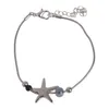 Collares colgantes Pulseras de estrellas únicas Fashion Blue Five Point Wnstand Birthday Valentines