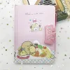 Anteckningsböcker Student Stationery Password Notebook Book Diary Password Lock Notepad School Office Stationery Supplies Colored Inner Page