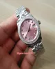 GM Watch top Ladies Wristwatches 278384RBR 278384 31mm Pink dial Sapphire 904L Diamond ETA 3235 Movement jubilee bracelet Automati2114828