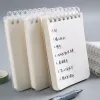 Записные книжки 4pcs Водонепроницаемое блокнот A7 Notepbook Outdoor Camping Письменная бумага Tactical Memo для списка катушки PVC Cover Botopad под дождем