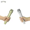 Microfones 1PC Fake Prop Microphone Props Artificial Microphone Prop Kids Microphone Toy 4.9x23.5x2.5cm 240410