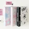 Iffvgx mignon étoile A5 Photocard Holder Photo Album KPOP Idol Photocards Binder Collectez le livre Kawaii Storage Albums For Photographs