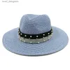 Шляпа шляпы широких краев ведро шляпы джаз -шапка красная соломенная шляпа для женщин мужские мужские