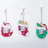 Cadres 3 PCS Christmas PO Cadre Mur suspendu en bois Gant et bas de Noël