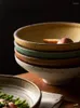 Miski japońska ceramiczna ramen miska kreatywna zastawa stołowa Jedz Sałatkę z zupą z makaronem