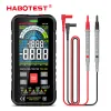 Habotest ht116 multimetre test cihazı 9999 DC/AC akım voltaj kapasitörü NCV Hz test cihazı multimetro ile dijital multimetre sayıyor