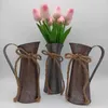 Vasen 2 rustikale Vase funktionale und dekorative Metallmilchkrugstil stilvoll vielseitig