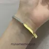 Hoogwaardige ontwerper voor tifancy dezelfde nieuwe slotreeks U-vormige slotkop Hoge versie Nieuwe halve diamant armband mode pendelen origineel 1to1 met echt logo