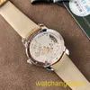 Swiss AP Wrist Watch Millennium 77247BC ZZ A813CR.01 Manuell mekanisk 18K Platinum Diamond Luxury Womens Watch