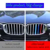 ABS Racing Grill Clips pour BMW Series 3 GT E36 G20 E90 E91 E92 E93 F30 F34 E46 1996-2020 M Performance Car Style Accessoires