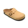 DesignerBoston 2023 Slippers Beach Sandals Lazy Lazy Lovers Scuffs Designer Trainers Новая кожаная сумка.