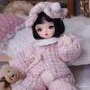 BJD Doll 1/6 Ramo Dundun Body Baby Doll Dold Coins rose à manches longues pyjamas Art Toys Surprise Gift for Children