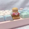 Accesorios de dibujos animados keycap lindo llavero mecánico de pan de cerdo