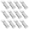 Quadros 12 PCs Metal Anti-Nuzizle Clip Crafting Clips and Fasteners Crafts