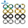 Wanyifa Titanio Bolt Bolt Bicycle M6 ConcaveConvex Washer Spacer per Mountain BMX Bicycle Disc Freno Pinza Fraino Gruppo XT Bike 2pcs